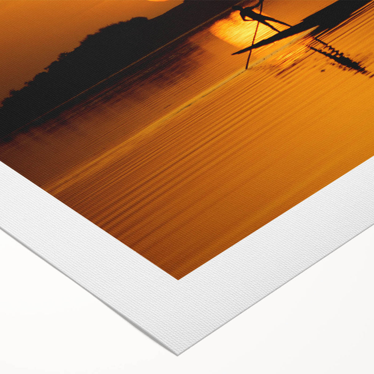 Art deco poster of Mali scenery in muted earth tones on rolled canvas, suitable for dining room decor.