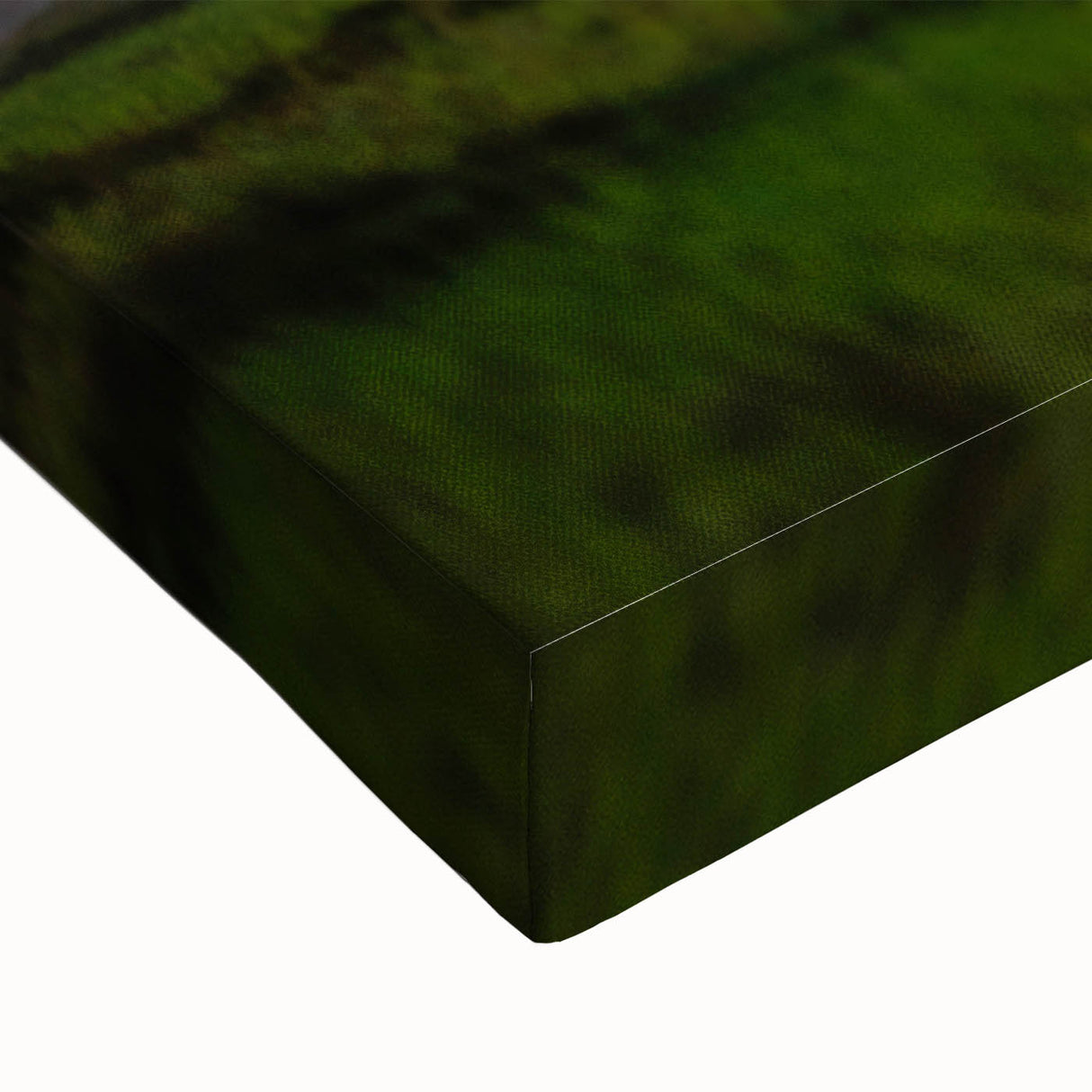 Large art featuring a black and white landscape of Cambodian scenery on stretched canvas, ideal for bedroom wall decor.