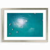 Textured art print of an abstract Philippine landscape in muted earth tones on a framed silver mat.