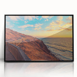 Large abstract wall art depicting Adelaide scenery in muted earth tones on a framed acrylic.