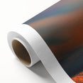 Art deco poster of Manitoba scenery on rolled canvas, in pastel shades, ideal for nursery wall art.