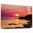 Acrylic glass print of Prince Edward, Canada scenery in muted earth tones, suitable for bedroom or dining room decor.