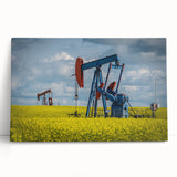 Black and white photo of Saskatchewan scenery on stretched canvas, ideal for kitchen wall art.