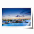 Extra large rolled print of Aruba scenery with vibrant ocean and sky hues, ideal for art wall dining room.