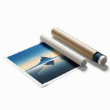 Extra large rolled print of a floral scene in France, using soft pastel tones, ideal for classy bathroom wall art.