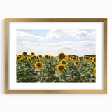 Abstract art print of a Southern France landscape in muted earth tones on a framed canvas, suitable for dining room decor.