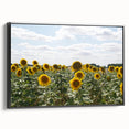 Black and white vintage poster art of a French landscape on framed canvas, suitable for bedroom decor.