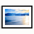 Extra large framed wall art depicting a vibrant, abstract scenery of Bavaria, Germany, on textured canvas.