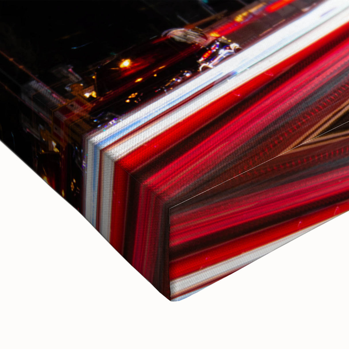 Large art featuring a black and white landscape of Munich on stretched canvas, suited for bedroom decor.