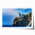 Rolled print of Portofino, Italy scenery with vivid coastal colors, ideal for art wall dining room.