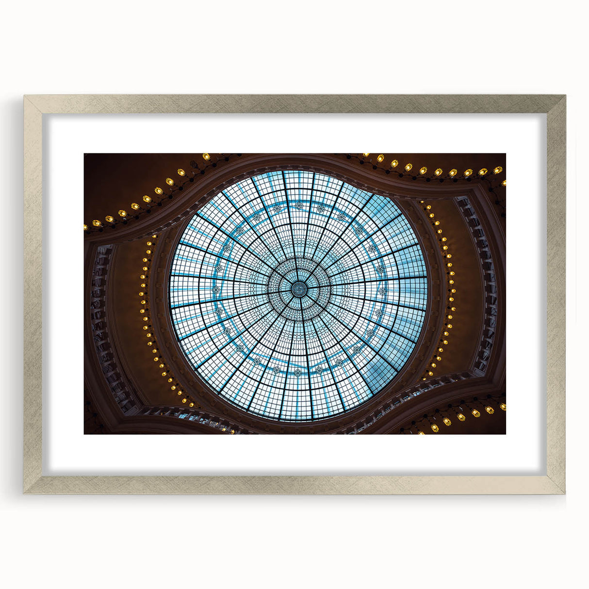 Extra large abstract art print of Amsterdam scenery in muted colors on a framed canvas, suitable for living room decor.
