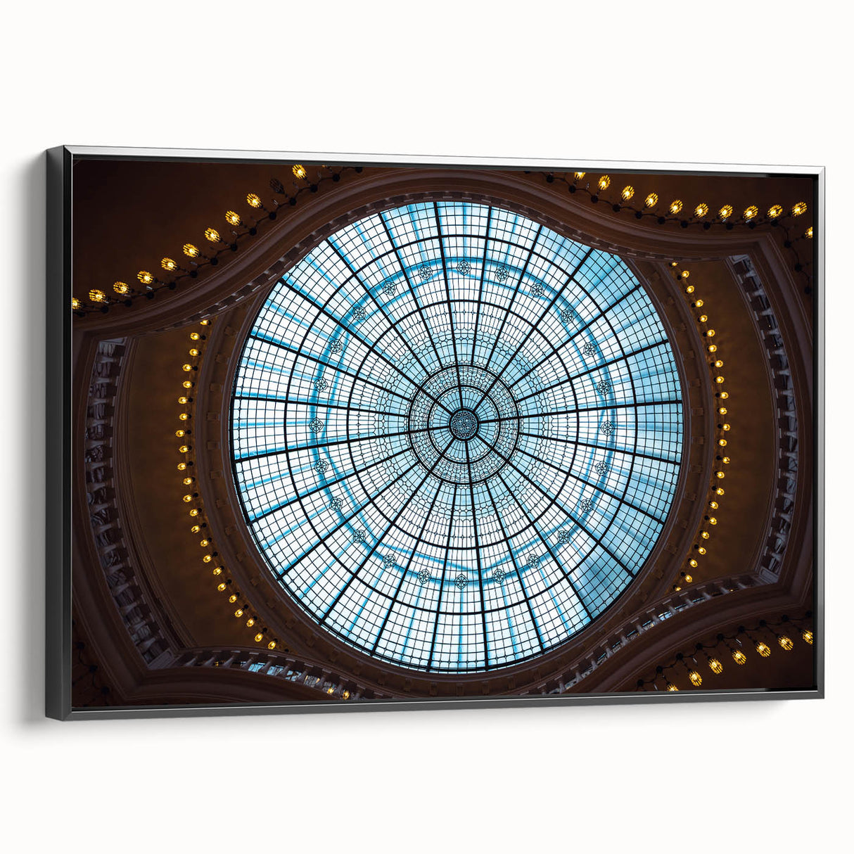 Black and white vintage poster art of Amsterdam landscape on framed canvas, ideal for bedroom wall decor.