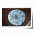 Rolled print of Amsterdam scenery with vibrant floral accents, ideal for dining room wall art.