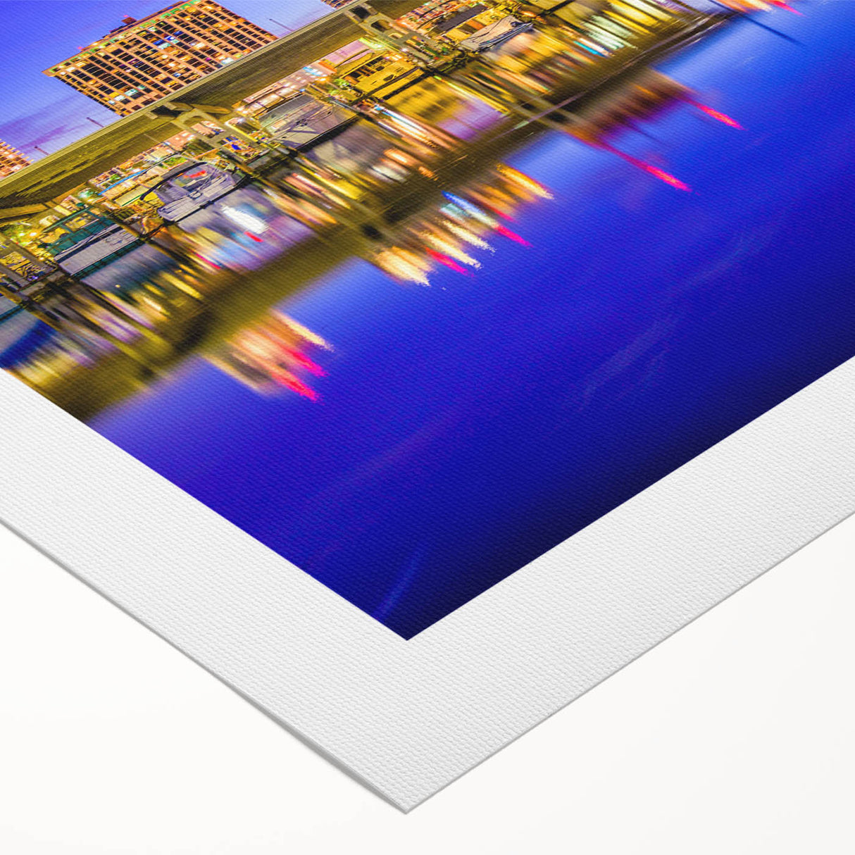 Art deco poster of St. Petersburg scenery on rolled canvas, featuring muted pastel hues, ideal for dining room wall art.
