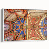 Vintage poster art of Geneva scenery on extra large framed canvas, with colorful palette, ideal for living room decor.