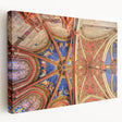 Large art print of Geneva scenery in muted earth tones on stretched canvas, suitable for kitchen wall art.