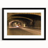 Extra large framed artwork depicting an abstract, colorful interpretation of Guanajuato, with textured brush strokes.