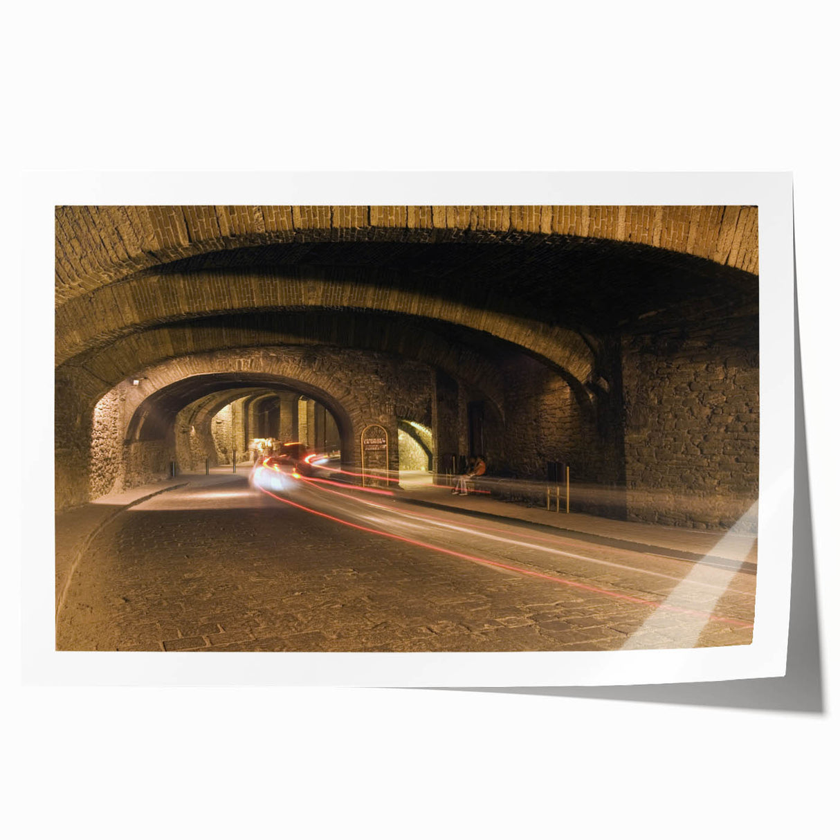 Rolled print of Guanajuato scenery featuring vibrant floral elements, ideal for art wall dining room.