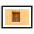 Abstract art print depicting vibrant, colorful Middle Eastern scenery on a large, textured canvas.
