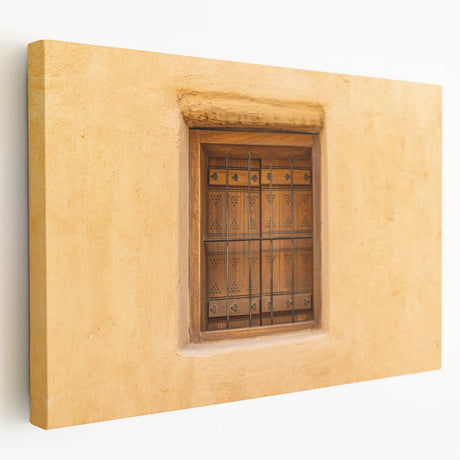 Stretched canvas depicting a serene Middle Eastern landscape, ideal for kitchen wall art.