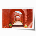 Rolled print of Catalina Island with vibrant blue and green hues, ideal for art wall dining room decor.