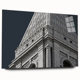 Large abstract wall art of Connecticut scenery in muted earth tones on acrylic glass.