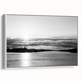 Vintage poster art of Delaware scenery on extra large framed canvas, featuring colorful art in pastel shades.