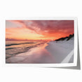 Rolled print of Fort Lauderdale scenery with floral elements in pastel shades, suitable for art wall dining room.