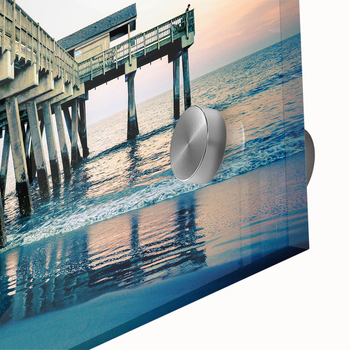 Large abstract depiction of Savannah, Georgia in muted earth tones on acrylic glass, suitable for dining room art.