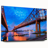 Acrylic print of a New Orleans scenery in soft pastel shades, suitable for bedroom or dining room wall decor.