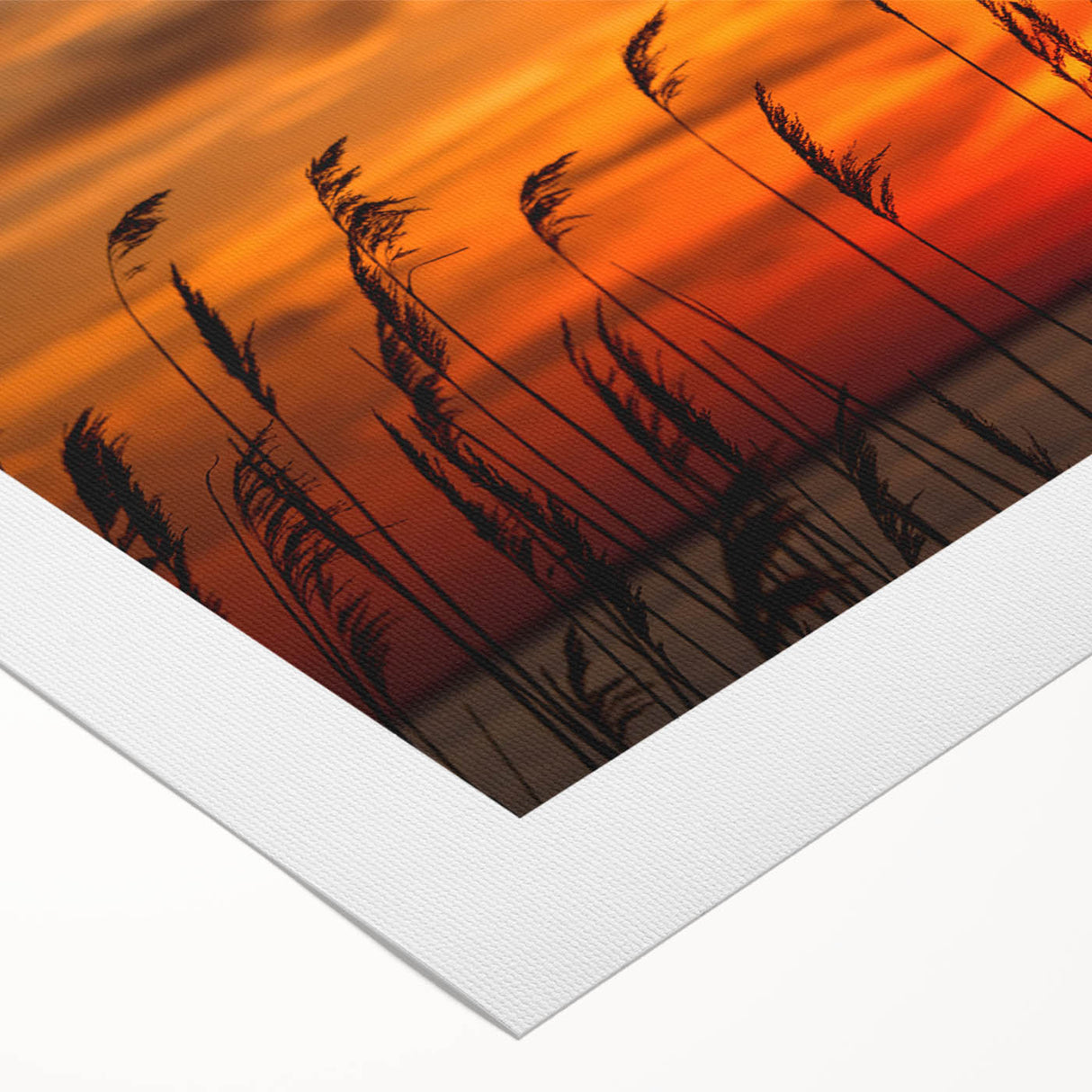 Art deco poster featuring a serene Chesapeake Bay scene in muted blues and greens on rolled canvas.