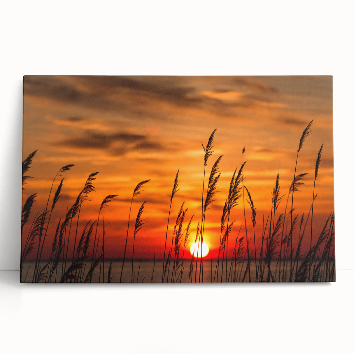 Black and white photo of Chesapeake Bay on stretched canvas, ideal for kitchen wall art or bedroom ambiance.