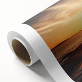 Art Deco poster of Massachusetts Cape scenery in pastel shades on rolled canvas, ideal for nursery wall art.