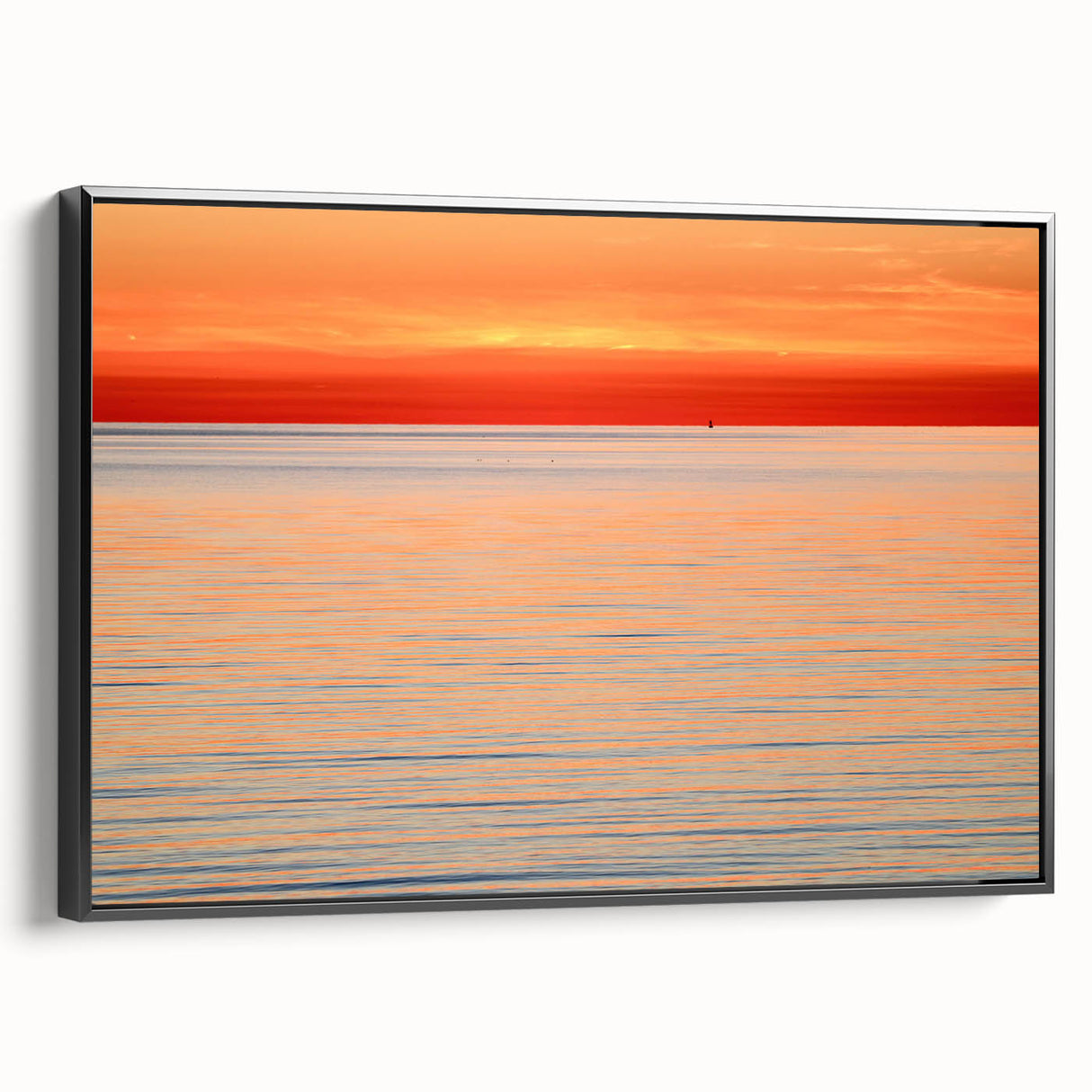 Black and white landscape art painting of Nantucket on framed canvas, ideal for bedroom wall decor.