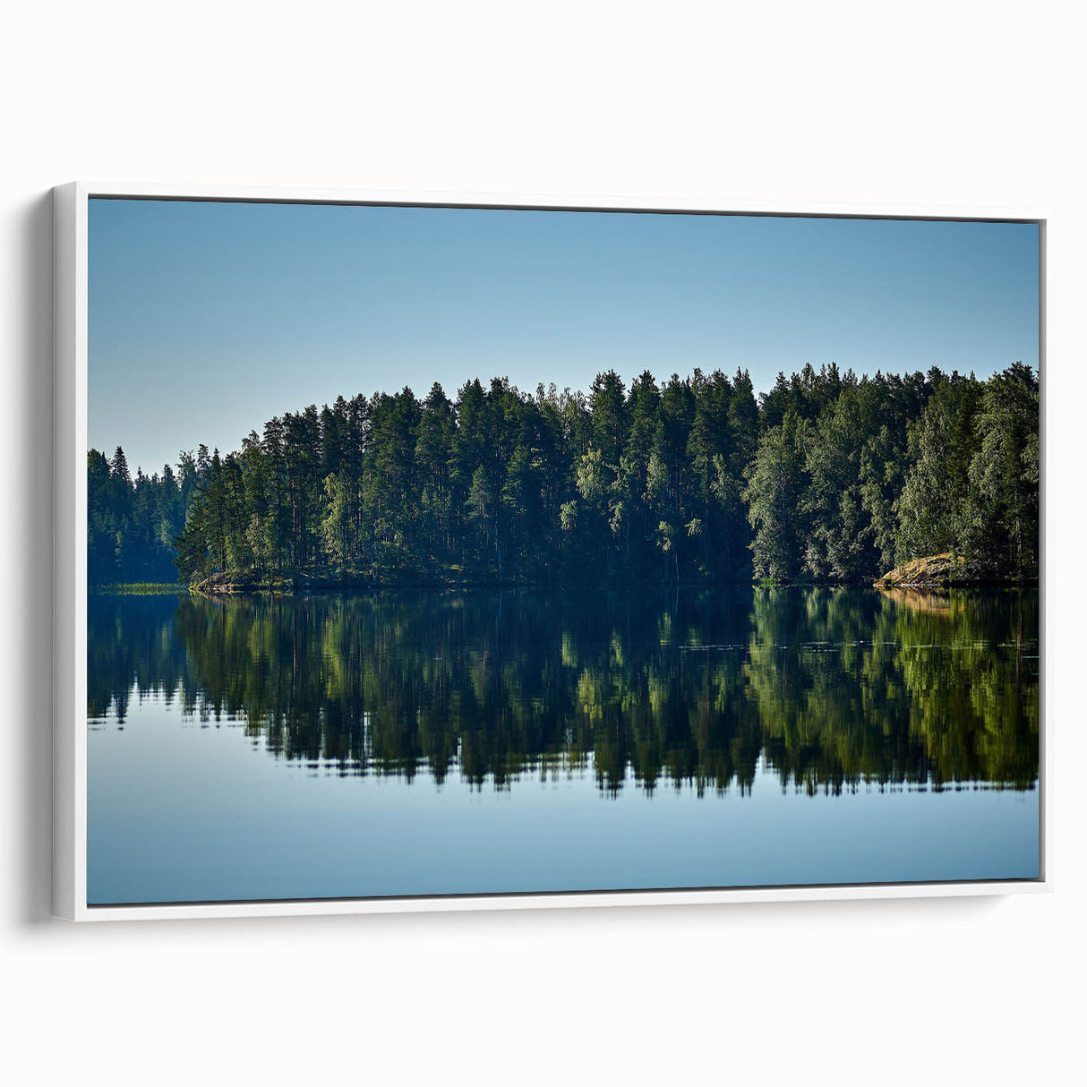 Vintage poster art of Mississippi scenery on a framed canvas, featuring a palette of black and colorful art.