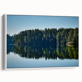 Vintage poster art of Mississippi scenery on a framed canvas, featuring a palette of black and colorful art.