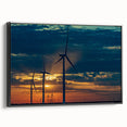 Black and white framed canvas of Kansas City skyline, ideal for bedroom wall art.