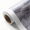 Art Deco style poster of Adirondacks scenery in soft pastel colors, printed on rolled canvas, suitable for nursery wall art.