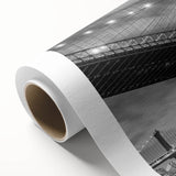 Art Deco poster of the Brooklyn Bridge in monochrome tones on rolled canvas, suitable for nursery wall art or dining room.