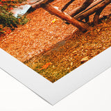 Art Deco poster of Central Park with muted green and beige tones on rolled canvas, ideal for dining room wall art.
