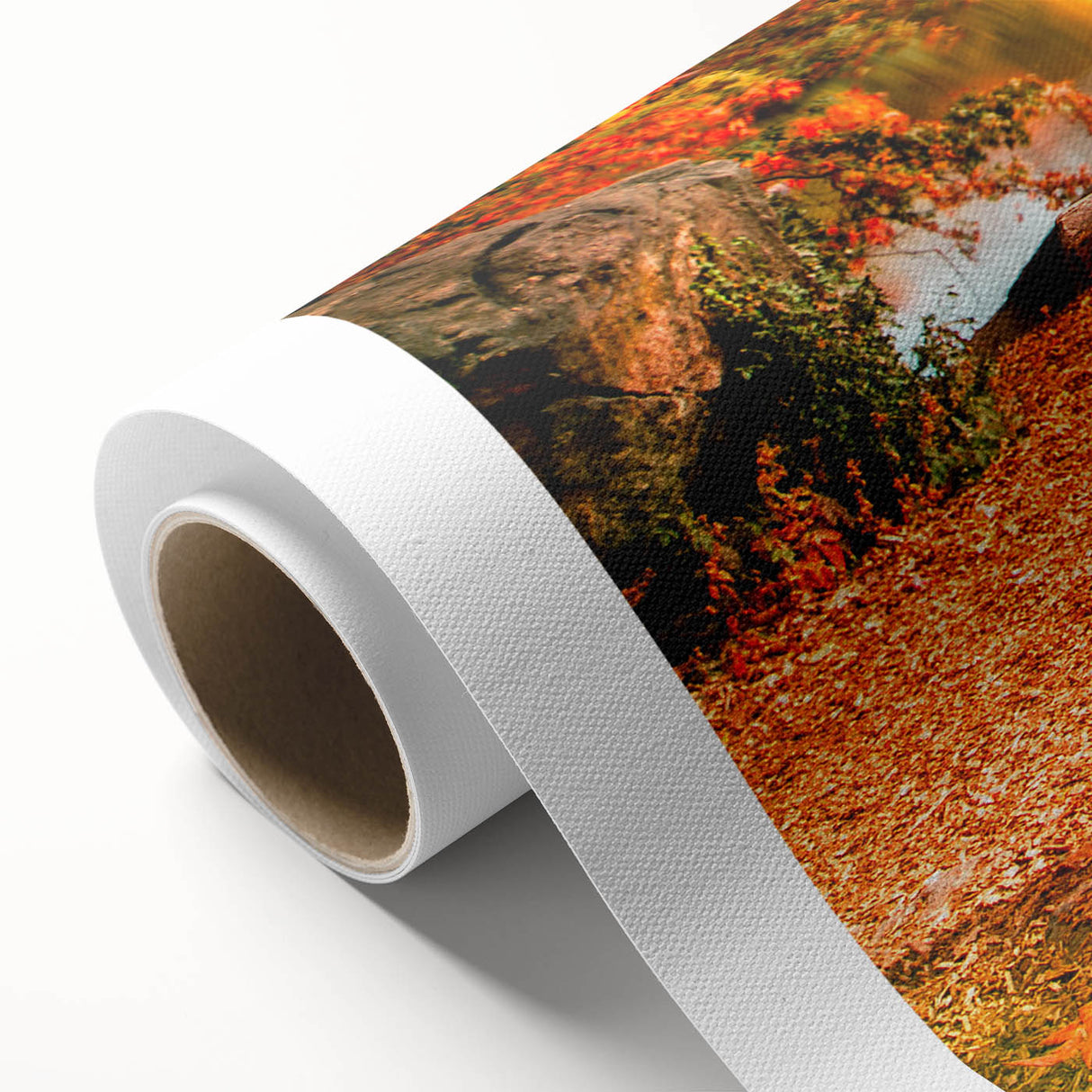 Art deco poster of Central Park with muted green and beige tones on rolled canvas, ideal for nursery wall art.