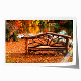 Extra large rolled print of Central Park with lush greenery and muted earth tones, ideal for dining room wall art.