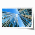 Panoramic view of Pittsburgh skyline in muted earth tones on a rolled canvas, suitable for dining room wall art.