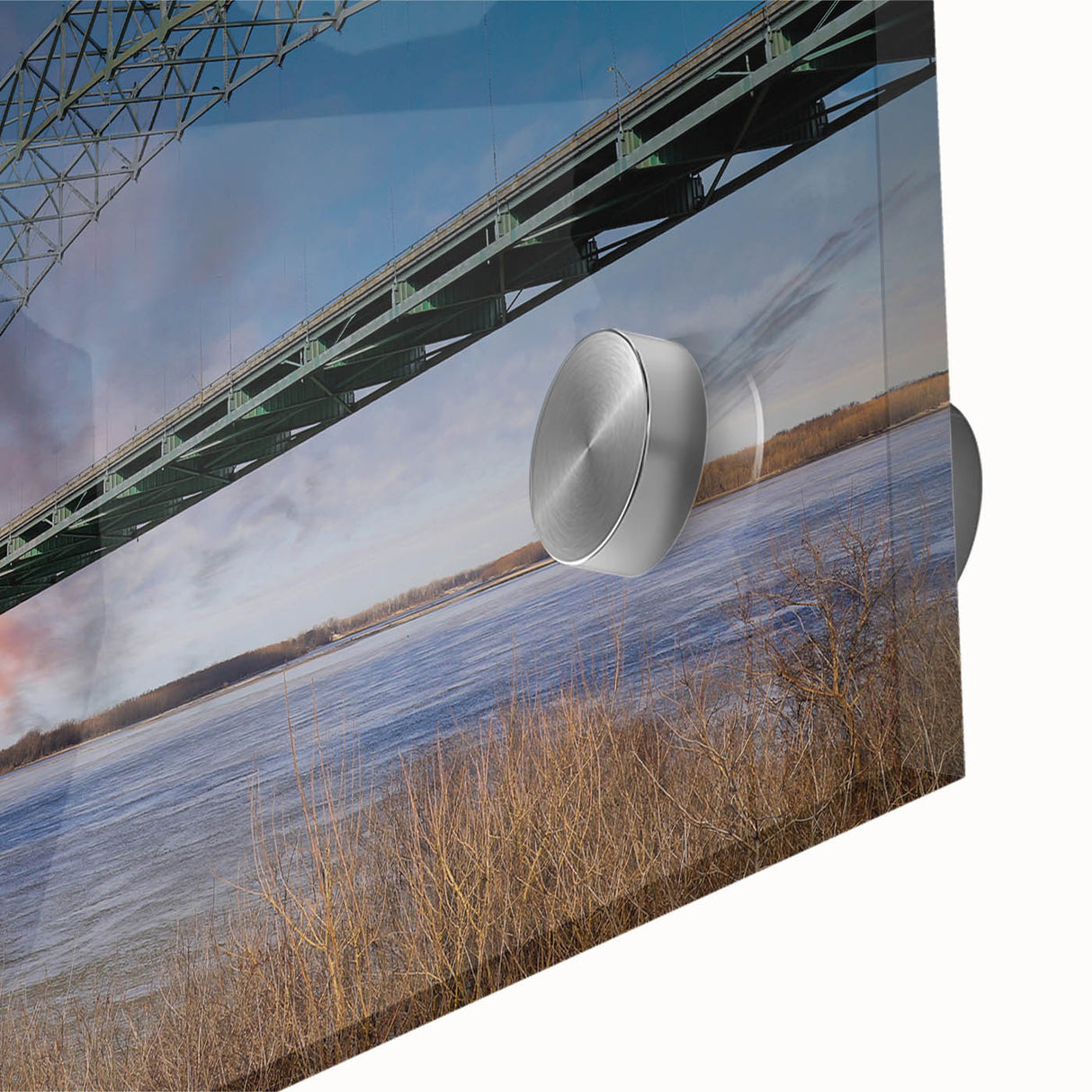 Large abstract wall art depicting Memphis, Tennessee skyline in pastel shades on acrylic glass, ideal for dining room art.