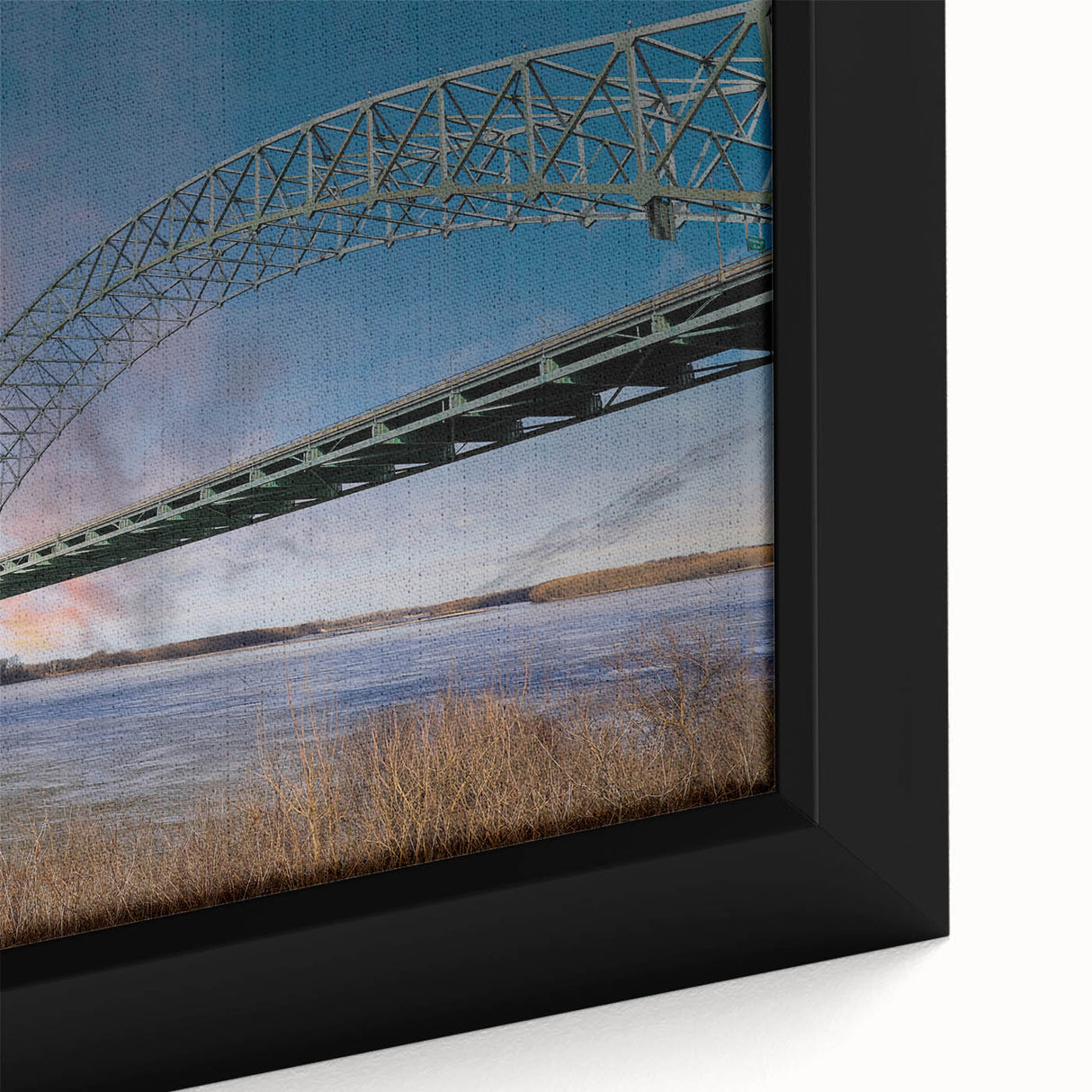 Textured black wall art of Memphis skyline with vibrant colors on a framed canvas, ideal for living room decor.