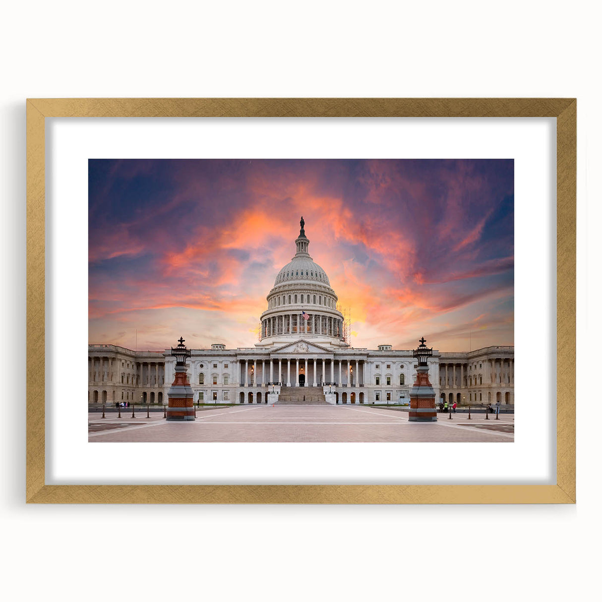 Extra large wall art of Washington D.C.