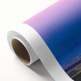 Art deco poster of Palouse, Washington, in pastel shades on rolled canvas, ideal for nursery wall art.