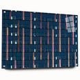 Acrylic print of Seattle skyline with vibrant sunset hues, ideal for dining room or bedroom decor.
