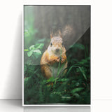 Acrylic print of a spring-themed modern art wall decor, featuring pastel shades and art deco style.