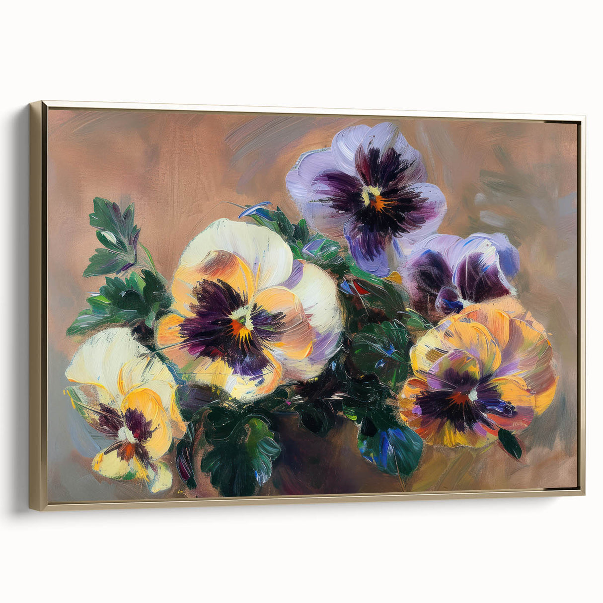 Vibrant Floral Living Room Wall Art - Modern Canvas & Framed Prints